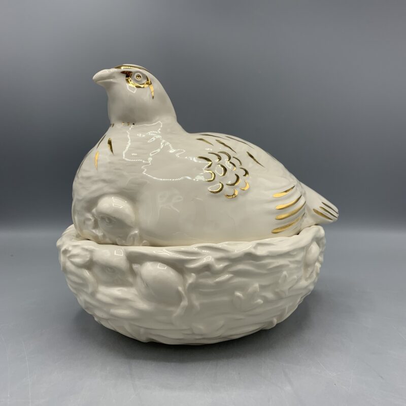 Partridge On Nest Gold Toast