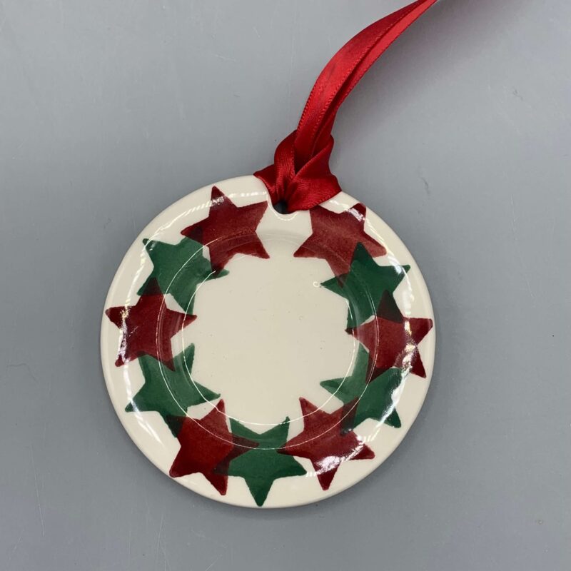 Tiny Plate Christmas Stars