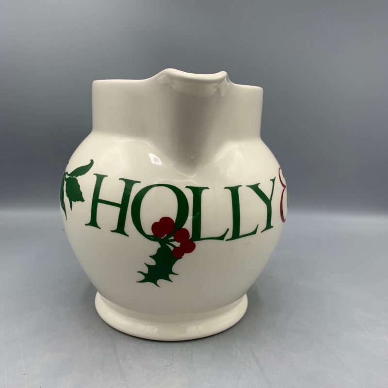 3 pint jug Christmas Toast Holly &  Ivy