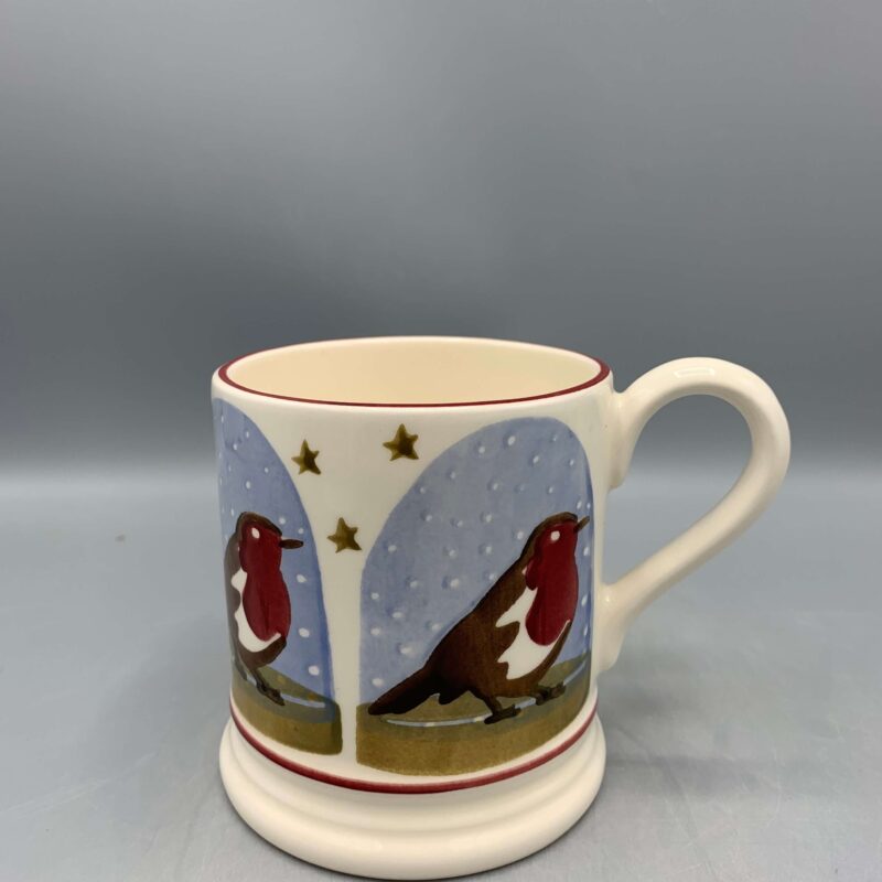 1/2 Pint Mug Robin Snow Globe