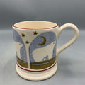 1/2 Pint Mug Polar Bear Snow Globe