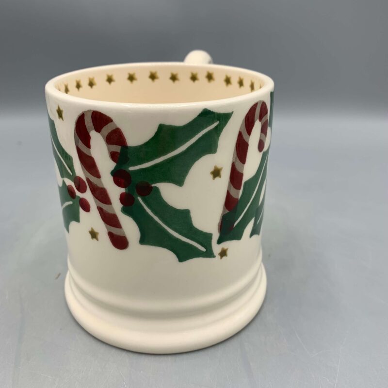 1/2 Pint Mug Candy Canes