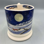 1/2 Pint Mug Midnight Robin