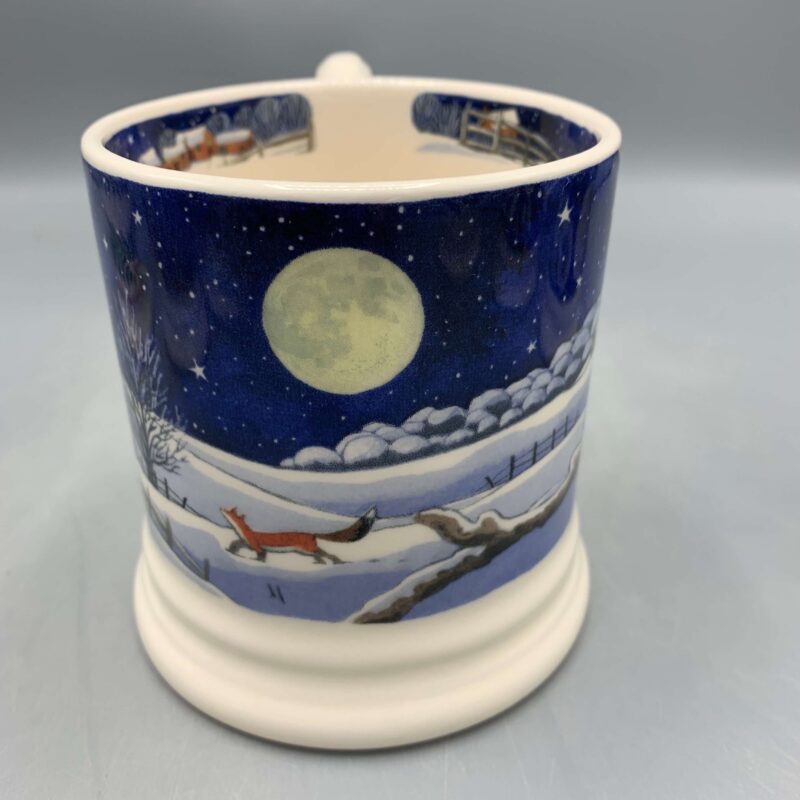 1/2 Pint Mug Midnight Robin