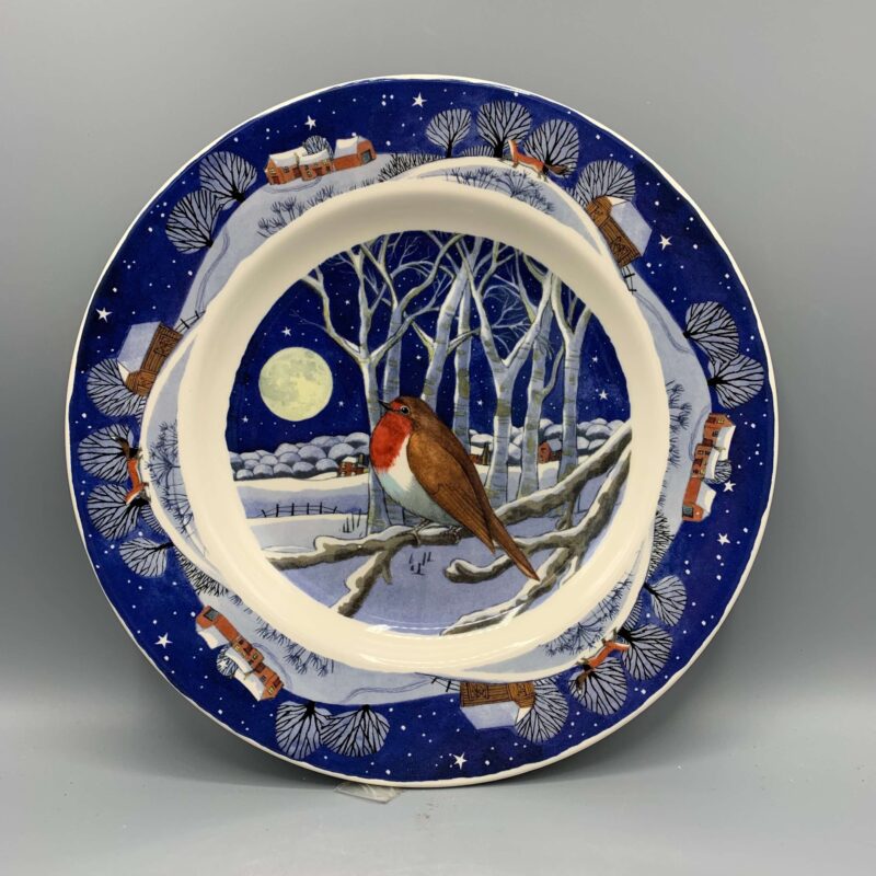 8 1/2 Inch Plate Midnight Robin