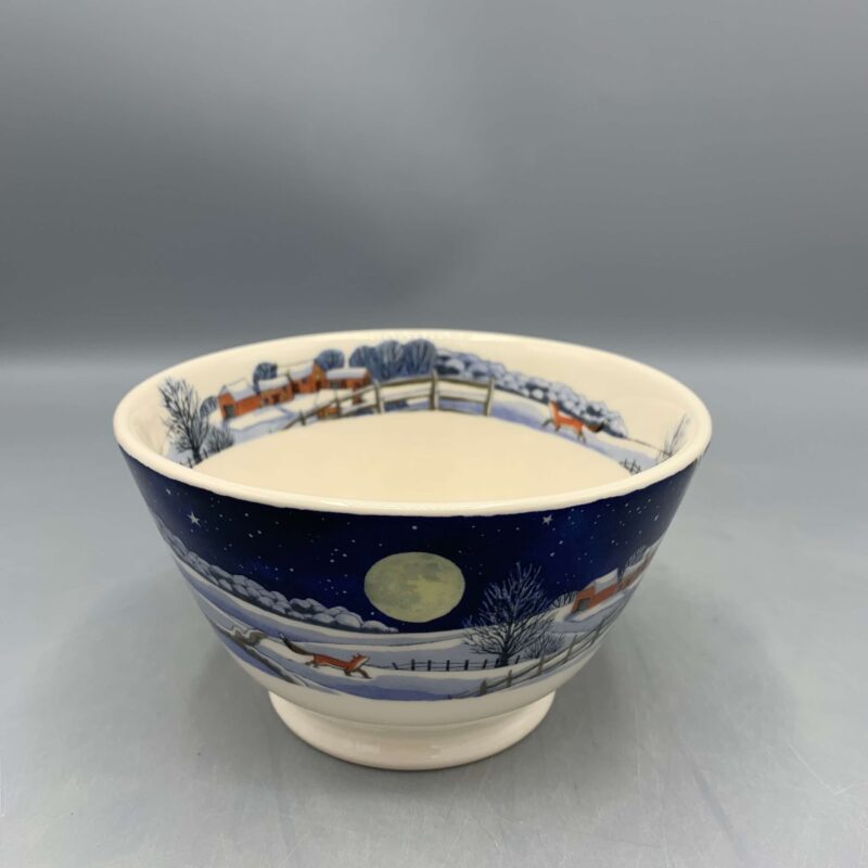 Small Old Bowl Midnight Robin
