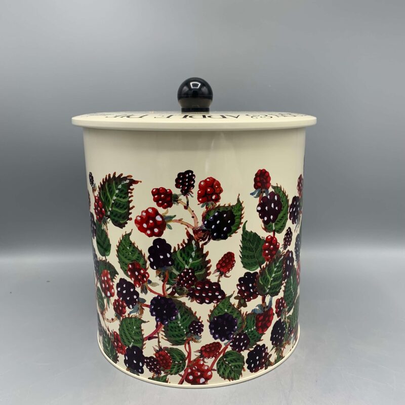 Tin Biscuit Barrel Blackberry