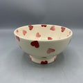 French Bowl Pink Hearts