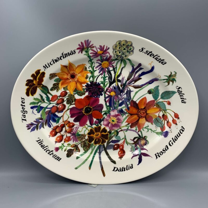 Medium Oval flatter Autumn Flowers