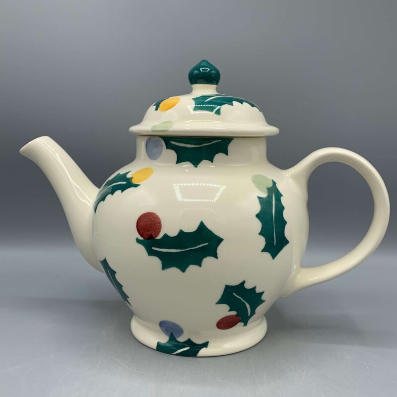 3 Mug Teapot Polka Holly