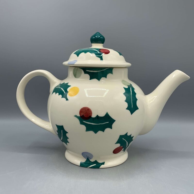 3 Mug Teapot Polka Holly