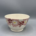 Small Old Bowl Pink Daisy Fields