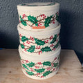 Set Of 3 Round Cake Tins Winterberry