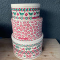 Set Of 3 Round Cake Tins Christmas Joy