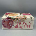 Medium Shallow Tin Roses All My Life