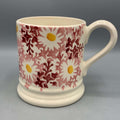 1/2 Pint Mug Pink Daisy Fields