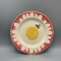 6 1/2 Inch Plate Pink Daisy