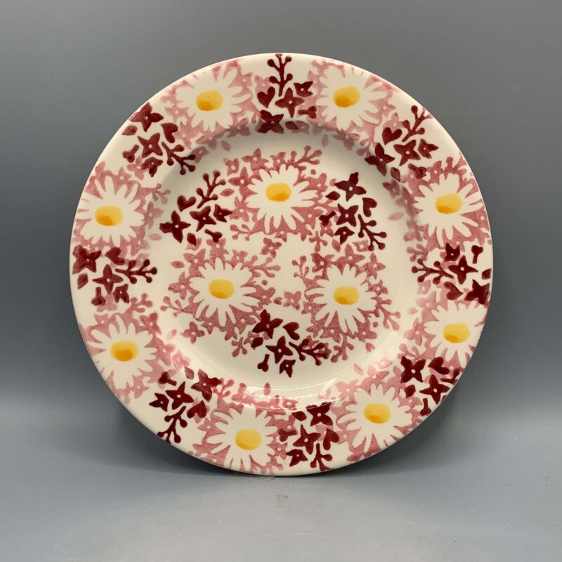6 1/2 Inch Plate Pink Daisy Fields
