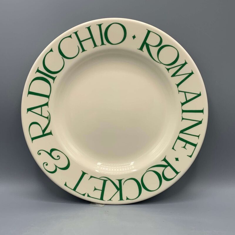 8 1/2 Inch Plate Green Toast