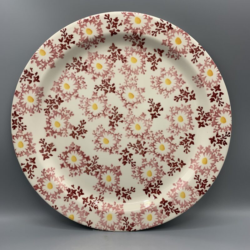 Serving Plate Pink Daisy Fields