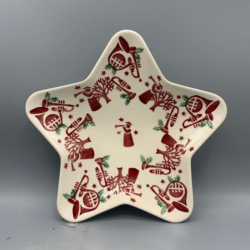 Small Star Plate Christmas Joy