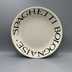 Medium Pasta Bowl Black Toast