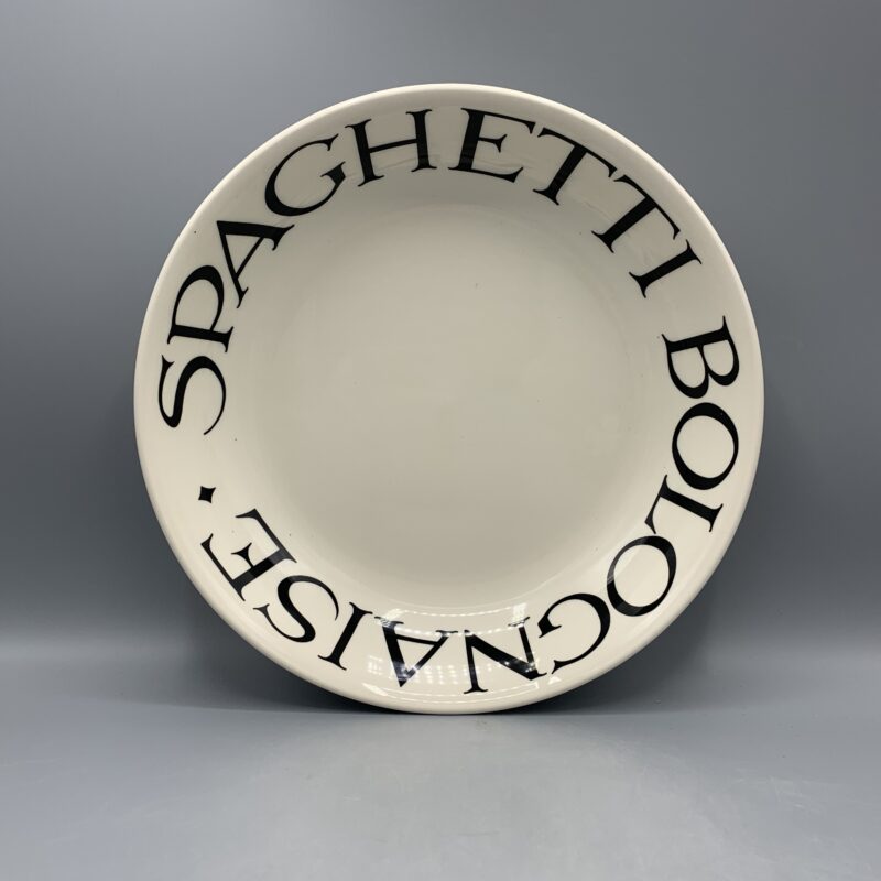Medium Pasta Bowl Black Toast