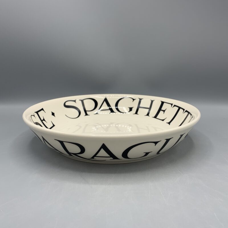 Medium Pasta Bowl Black Toast