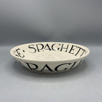 Medium Pasta Bowl Black Toast