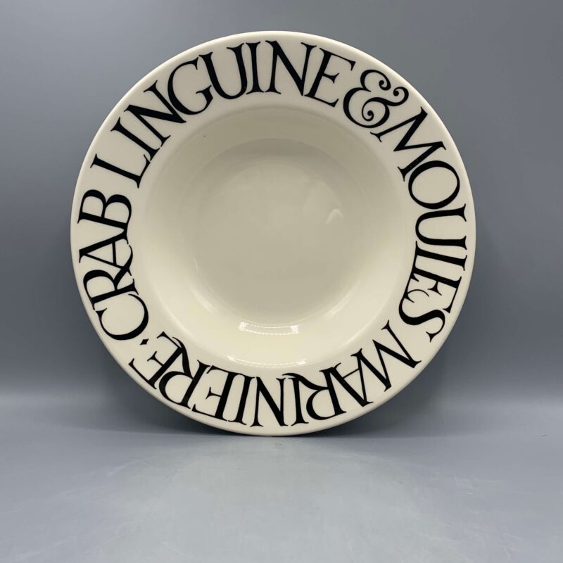 Soup Plate Black Toast