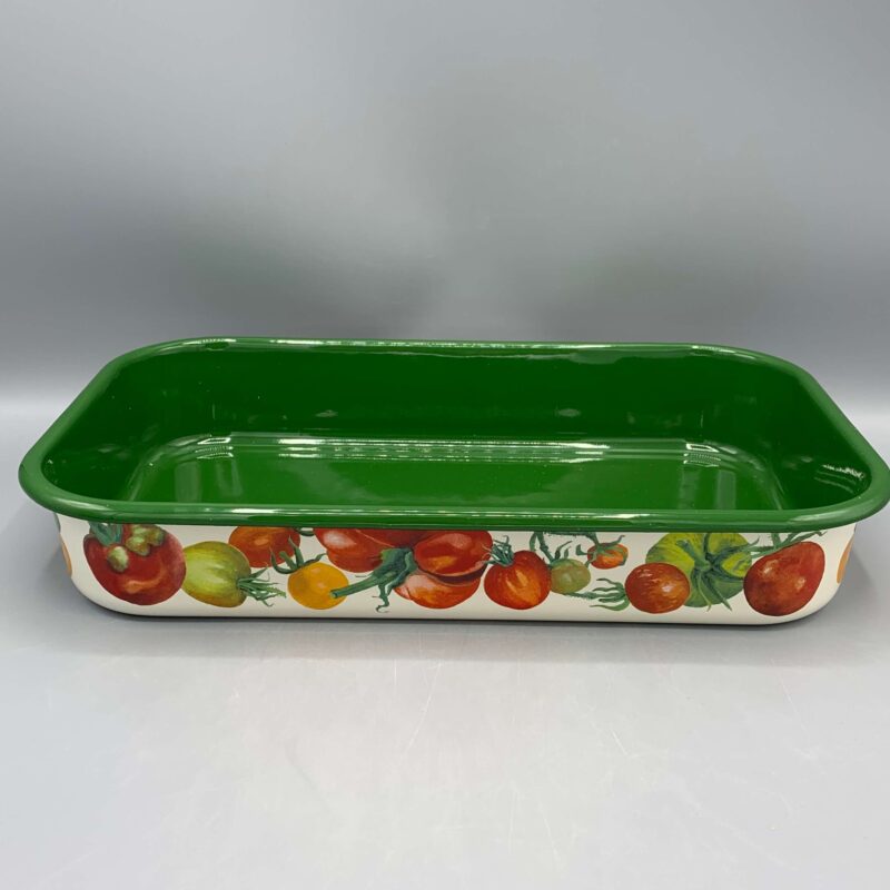 Emaillierte Bratform für Tomaten