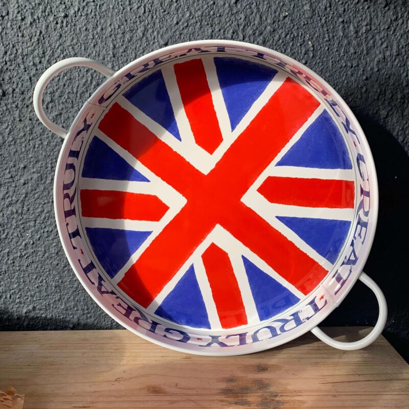 Large Handled Tin Tray Union Jack