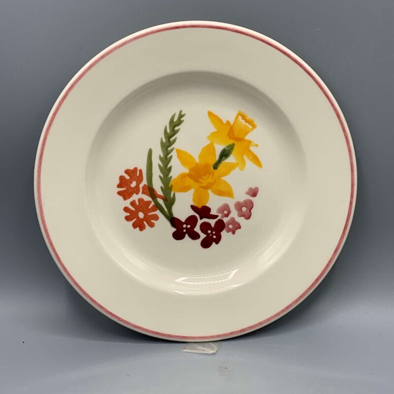 6 1/2 Inch Plate Wild Daffodils