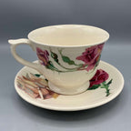 Large Teacup &amp; Saucer Roses