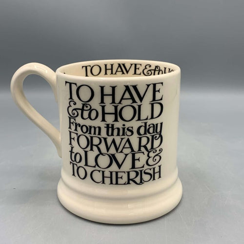 1/2 Pint Becher Schwarzer Toast Will You Marry Me