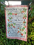 Tea Towel Strawberries & Gingham