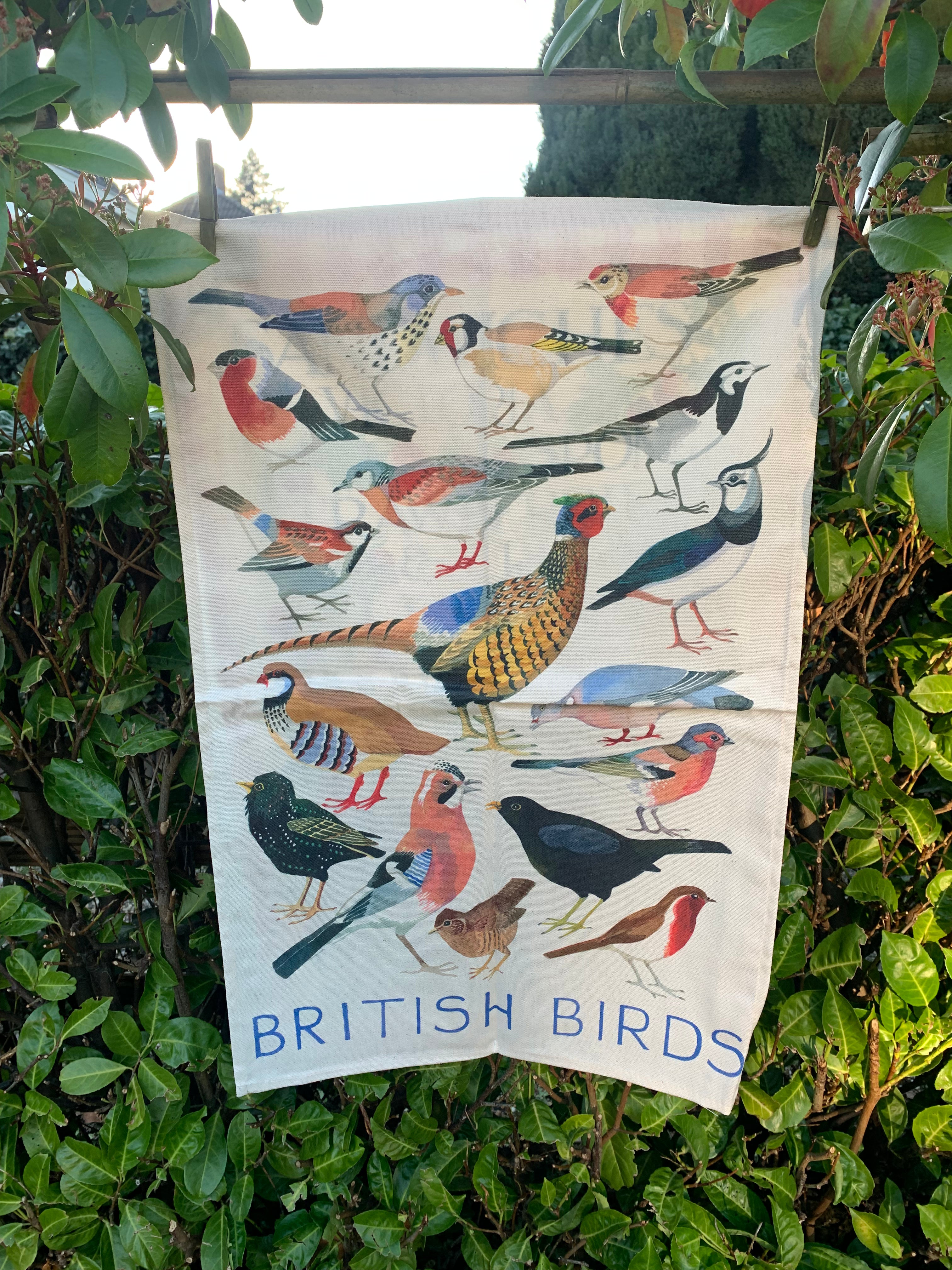 Tea Towel British Birds