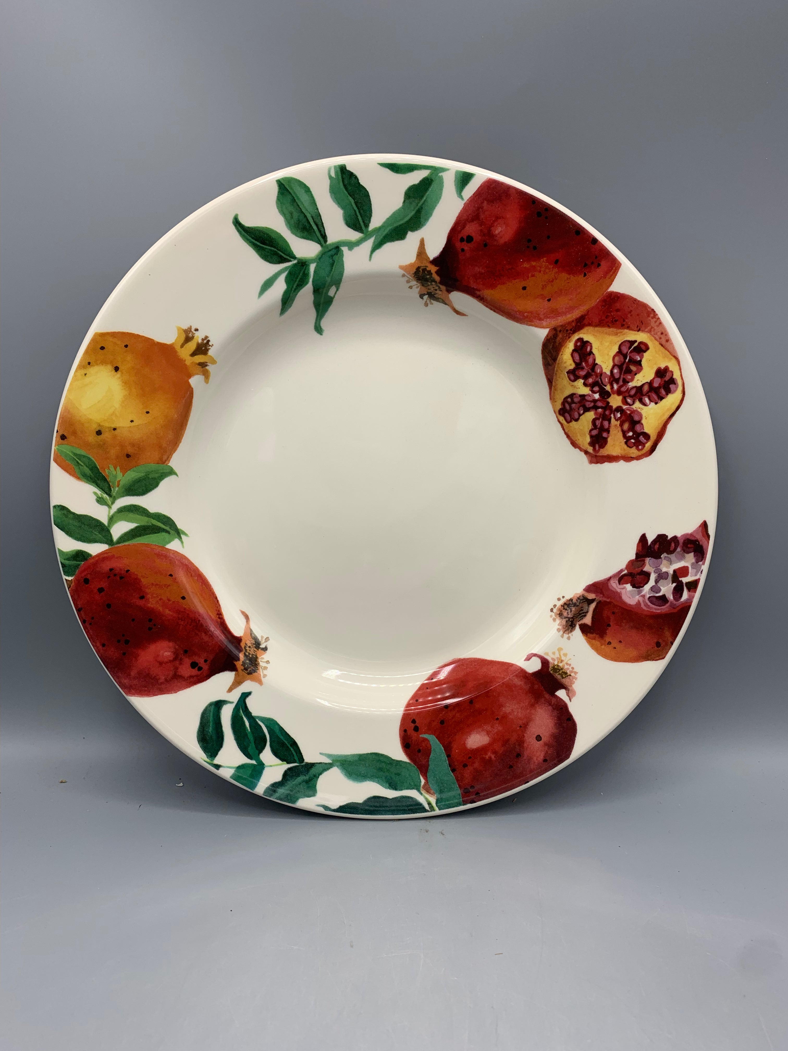 10 1/2 Inch Plate Festive Pomegranate