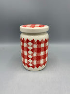 Medium Jam Jar With Lid Gingham, Jolly Good B Keus