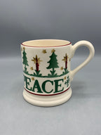 1/2 Pint Mug Christmas Joy Peace 2025
