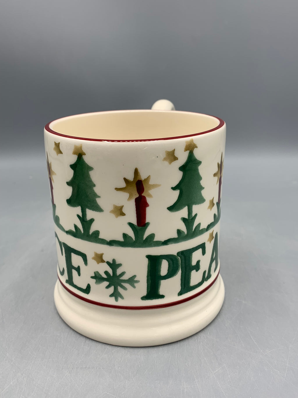 1/2 Pint Mug Christmas Joy Peace 2025