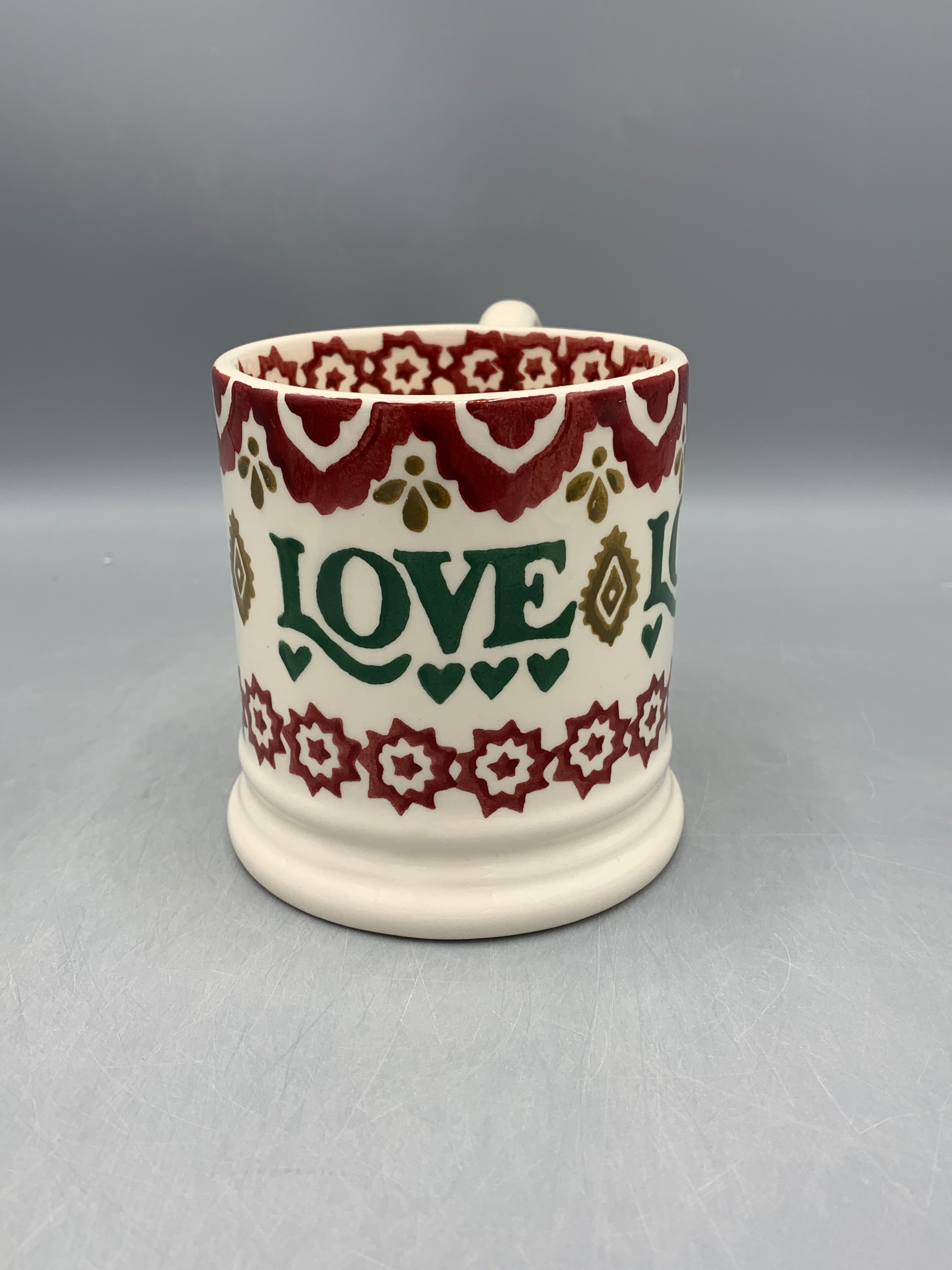 1/2 Pint Mug Christmas Joy Love 2024