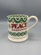 1/2 Pint Mug Christmas Joy Peace 2024