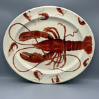 Large Oval Platter Shellfish Lobster