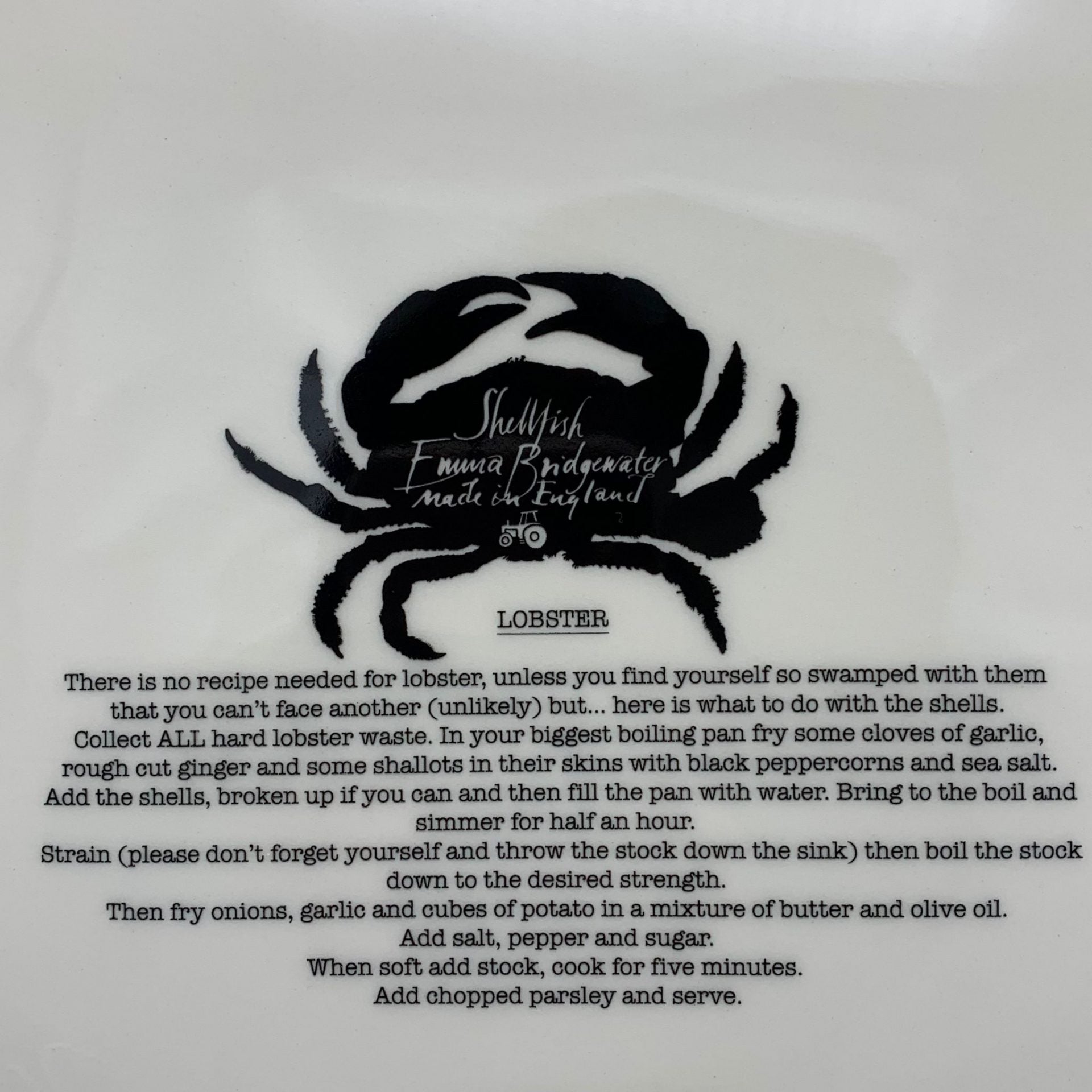 Large Oval Platter Shellfish Lobster