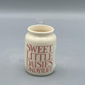 Small Jam Jar Pink Toast Sweet Daisies