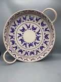Large Handled Tin Tray Blue Hen