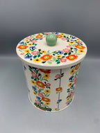Tin Biscuit Barrel Poppies & Pinks