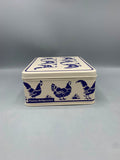 Medium Shallow Tin Blue Hen