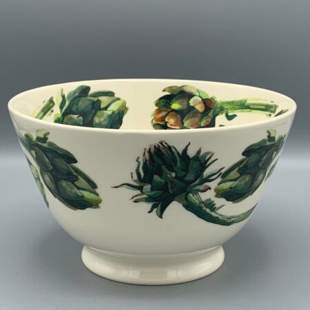 Large old bowl vegetable Garden Artichoke emma bridgewater huisje14